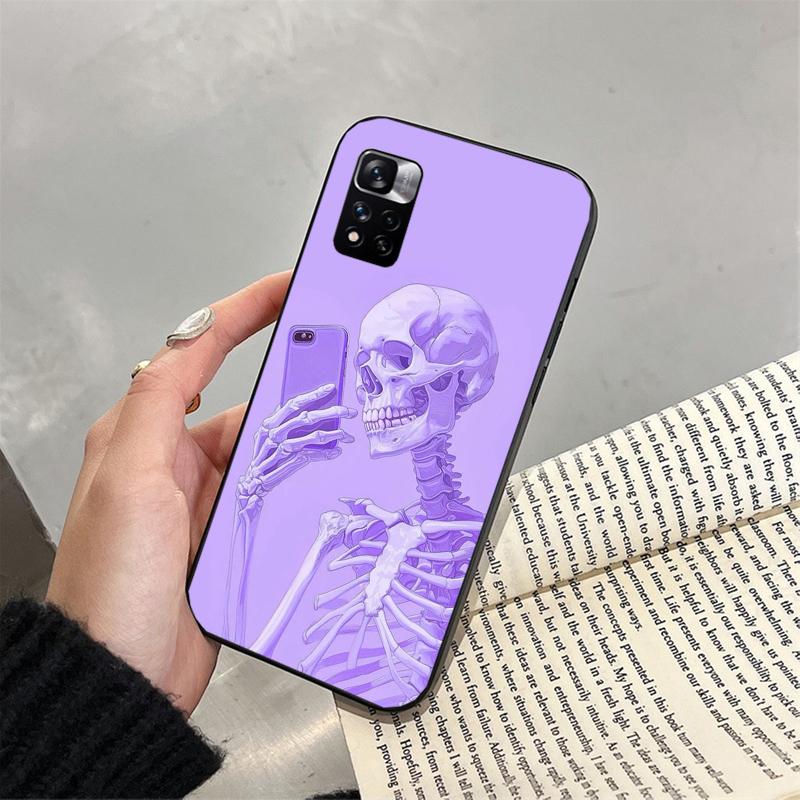 Skeleton Art Phone Case For Xiaomi Redmi note 14 Pro 14 13 12 11 10 Pro 14S 12S 11S Redmi 14C 13C 10