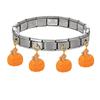 Teschio Spaventoso Zucca Denti da Vampiro Bracciale Ciondolo di Halloween