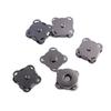Silvery Bronze Plum Shape Craft Clasp Closures Metal DIY Accessories Snaps Adsorption Buckle Buttons