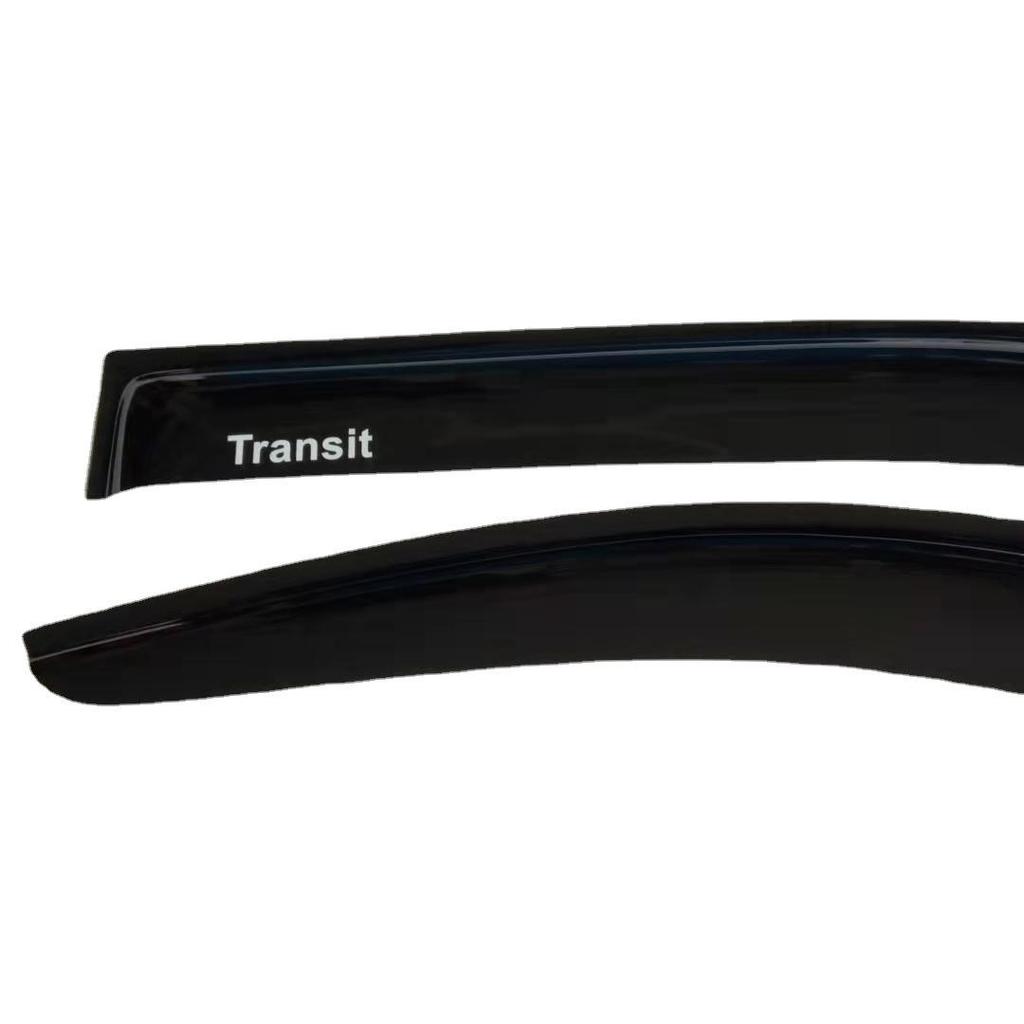 Ford Transit Acrylic Rain Guard Visor: Car Window Deflector & Shield Modification.