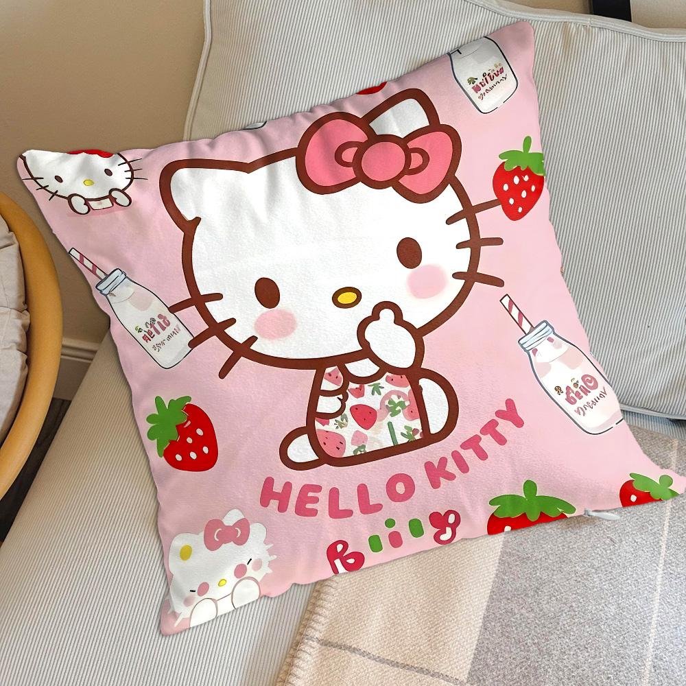 Dcushions Kawaii H-Hellocats Pillows Decorative Pillow 45X45 Cushion Cover Home Decoration Living Room Nordic More Sofa Covers