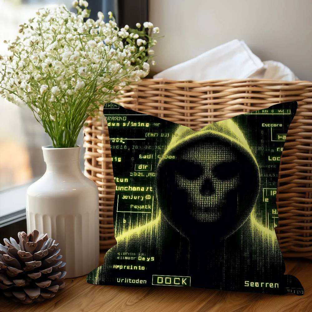 H-Hacker Windshield Pillow Cover Sofa Cushion Cover Home Room Decoration Children Gift