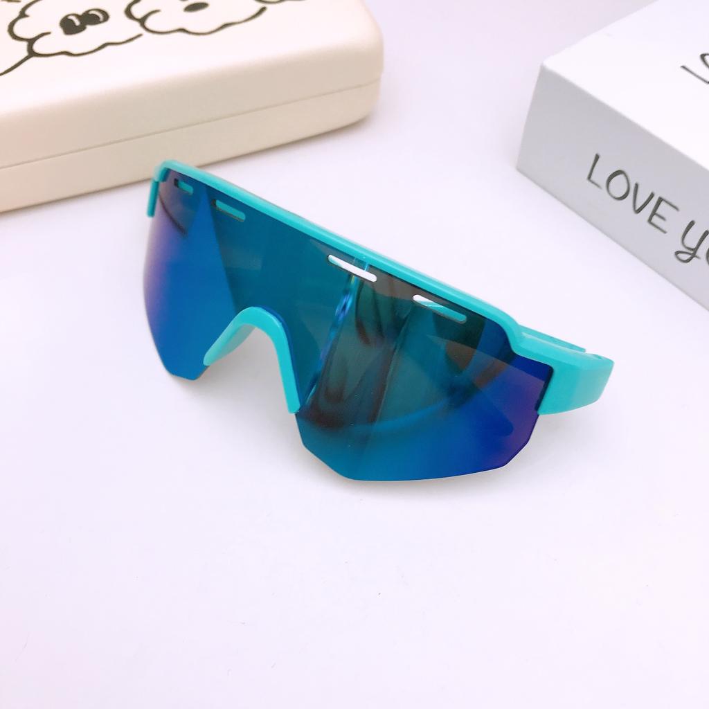 Gafas de Sol para Niños Deportivas Montura Grande Gafas de Esquí Ciclismo Gafas Cortaviento Niños Gafas de Sol Guapas Anti-Ultravioleta