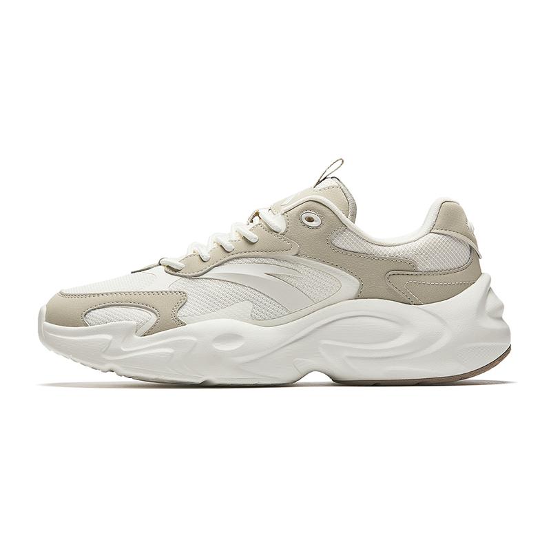 

Anta Wind Fashion Sports Non-Slip Wear-Resistant Breathable Low-Top Casual Shoes Men sneaker White Gray 912518807-1 39