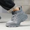 High-top Men Work Safety Shoes Women Lightweight Anti-smash Anti-puncture Work Sneakers Indestructible Protective Safety Boots