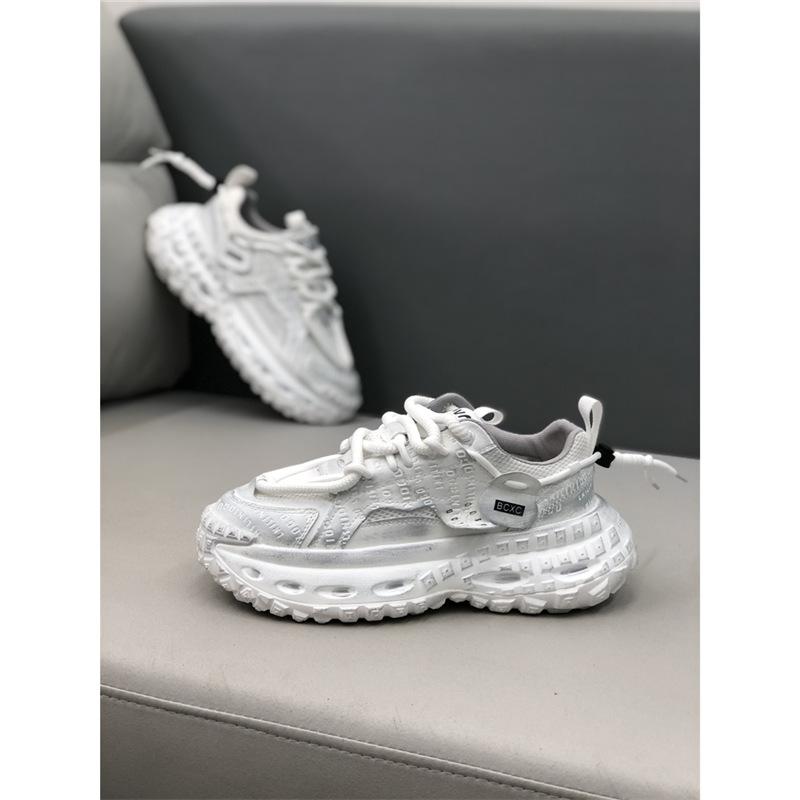 Spring new old mesh design casual platform dad shoes bc