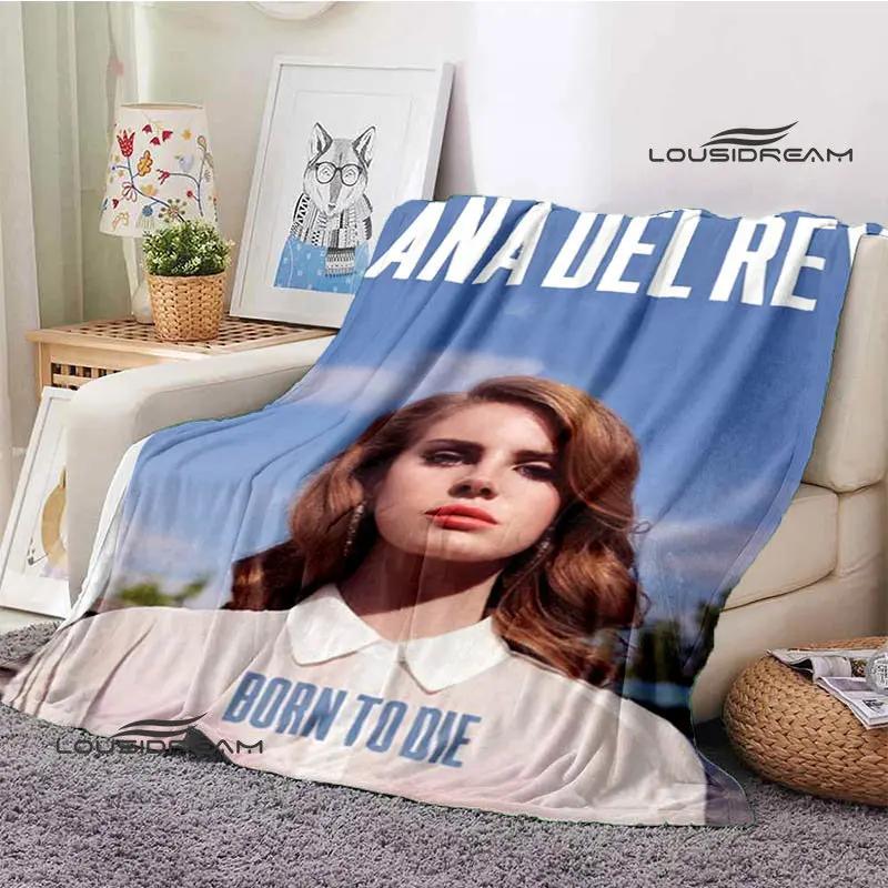 Lana Del Rey Retro Printing blanket Children's Warm Flange Home travel bed linings Birthday Gift