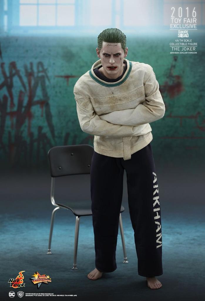 Hot Toys Movie Masterpiece Suicide Squad Joker Arkham Asylum Version Scale Figure 1/6