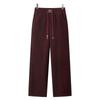 Mom's Stylish Fleece-Lined Winter Pants: Elastic Waist, Straight-Leg, 2025 Style for Mid-Aged and Elderly Women, 50+