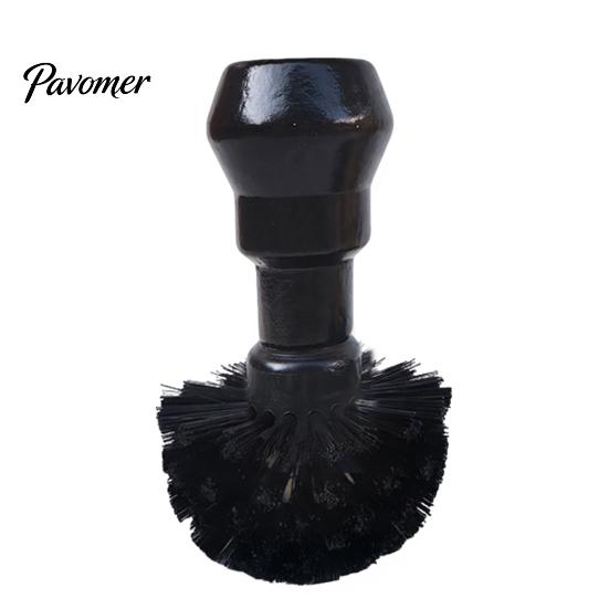 Espresso Machine Maintenance Kit Coffee Portafilter Basket Cleaning Brush, Soft Bristle with Barista Tool for Wood Handle Corner Professional Supplies