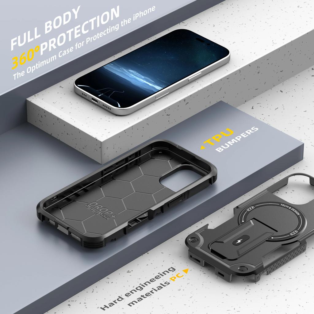Protection Mobile Phone Case for Iphone 17 Pro Max 16 15 17 Air 13 12 14 Plus Iphone16 Iphone17 Dual Layer Strong Cover