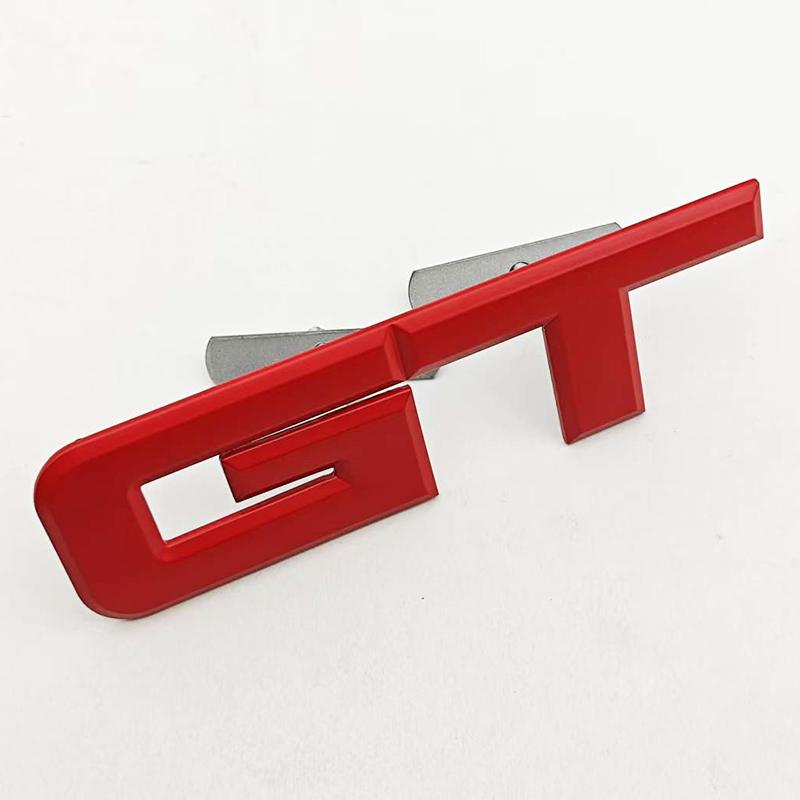 

3D Metal Car Styling Logo GT Badge Rear Trunk Sticker Front Grille Emblem Decals For FORD Mustang GT Auto Accessories