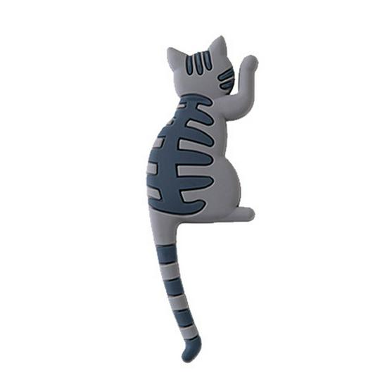 Strong Magnetic Cat Tail Fridge Magnet Hook - Creative Japanese Cartoon Design