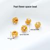 Vintage Brass Filigree Pearl Spacer Beads for Handmade DIY Bracelets