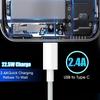 USB-A to Type-C fast charging data cable, nylon braided, supports CarPlay, suitable for iPhone 15/Samsung/Xiaomi