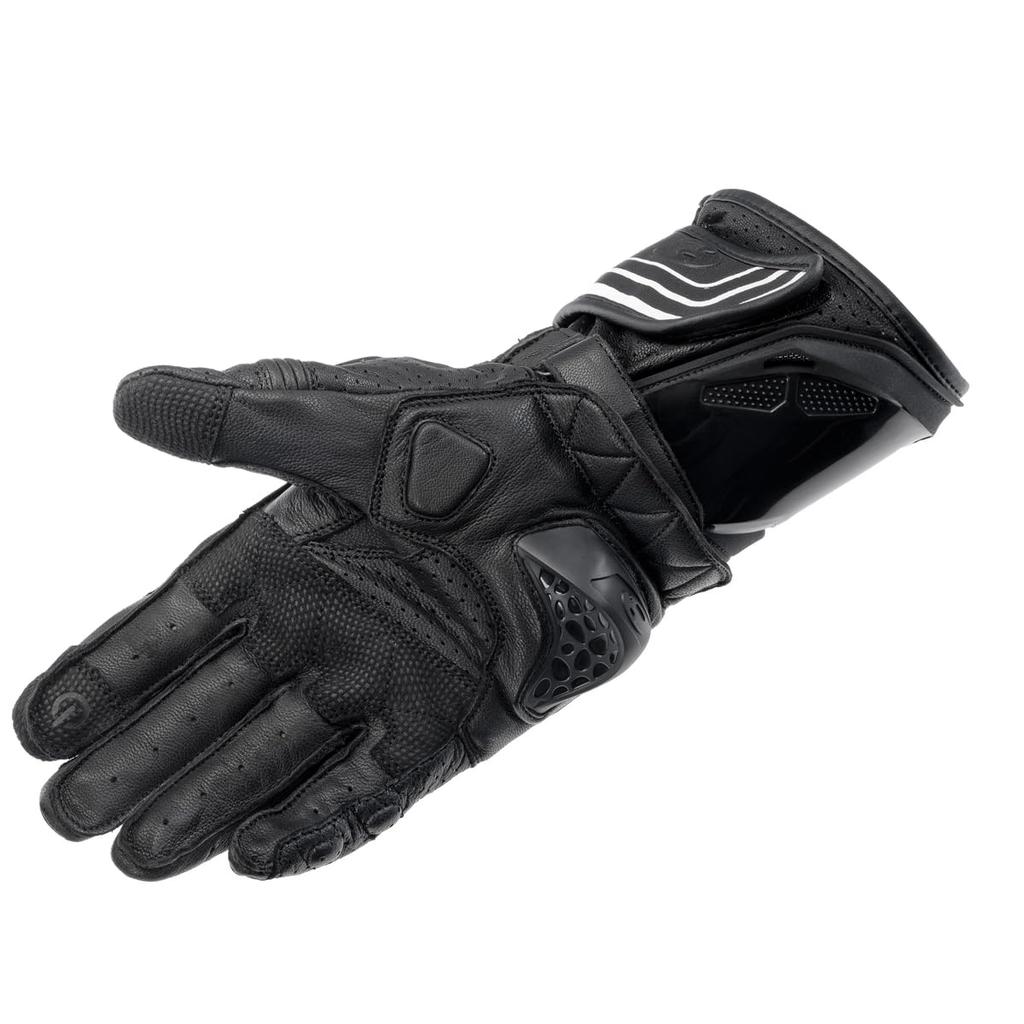 Komine 2025 Model Motorcycle Racing Size 2XL 06-265 GK-265 R-SPEC Gloves, Black,