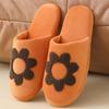 Fashion Flower Embroidery Home Cotton Slippers Women Comfortable Soft Sole House Slides Woman Non Slip Indoor Bedroom Slippers Female