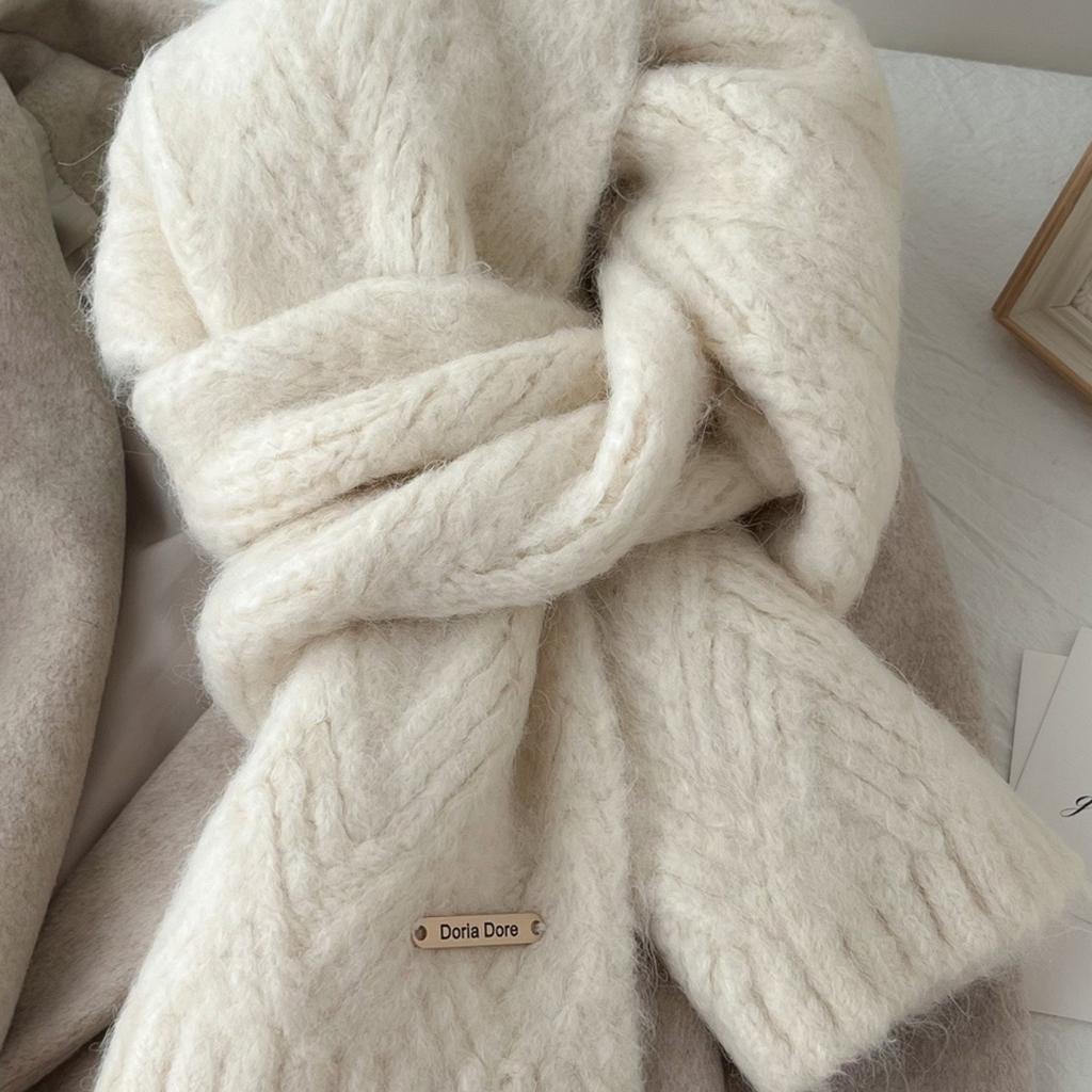 Albaka alpaca wollen sjaal dames winter nieuw gemengd Koreaanse versie trendy student high-end breiwerk