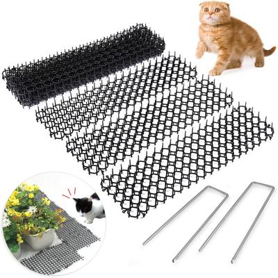 10 Adet 13cmx49cm Bahçe Dikenli Şerit Kazma Durdurma Kedi Kovucu Caydırıcı Mat Başak