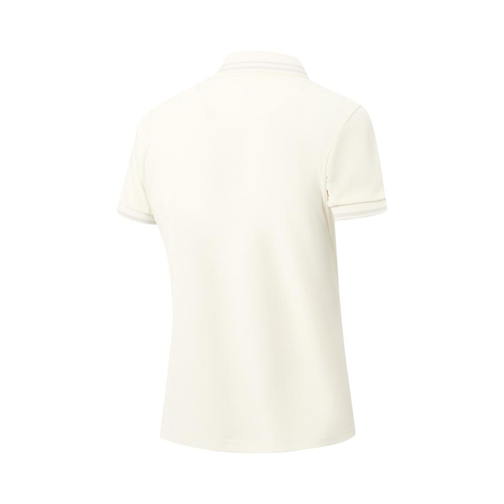 Li Ning Fitness Series Logo Embroidered Short Sleeve Polo Shirt Women tops APLW470-5