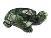 Natural Serpentine Lucky Office Dark [Sekimachi] Traveler's Amulet, Turtle, Hand-Carved, Charm, Ornament,