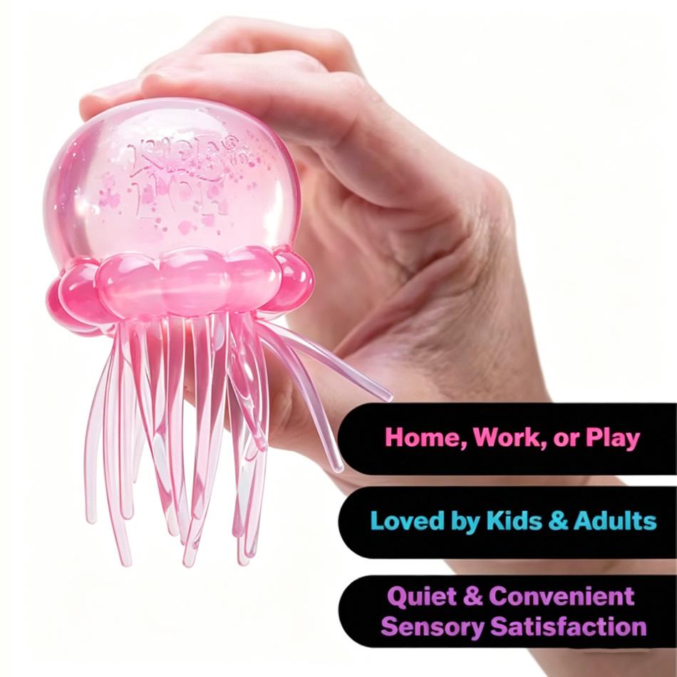 Safe Stress Relief Squishy Octopus Jellyfish Ball Water Sensory Fidget Toy Outdoor Beach Play Relaxing Gift For Adults