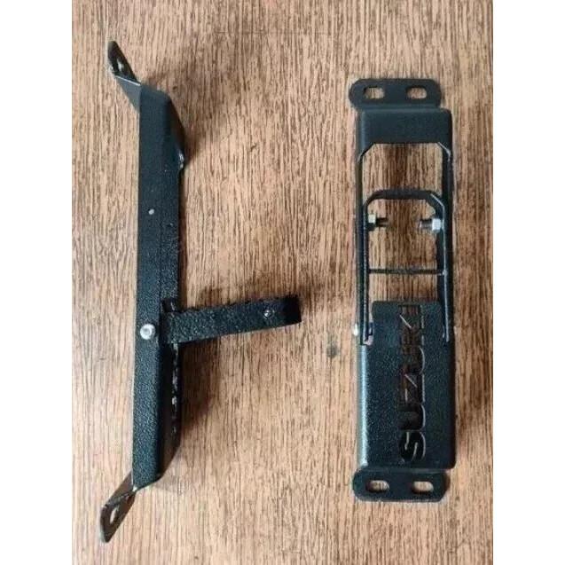 Adatto per Suzuki Samurai SJ410 SJ413 Set Personalizzato NERO Porte Cerniera Gradino-Rampino