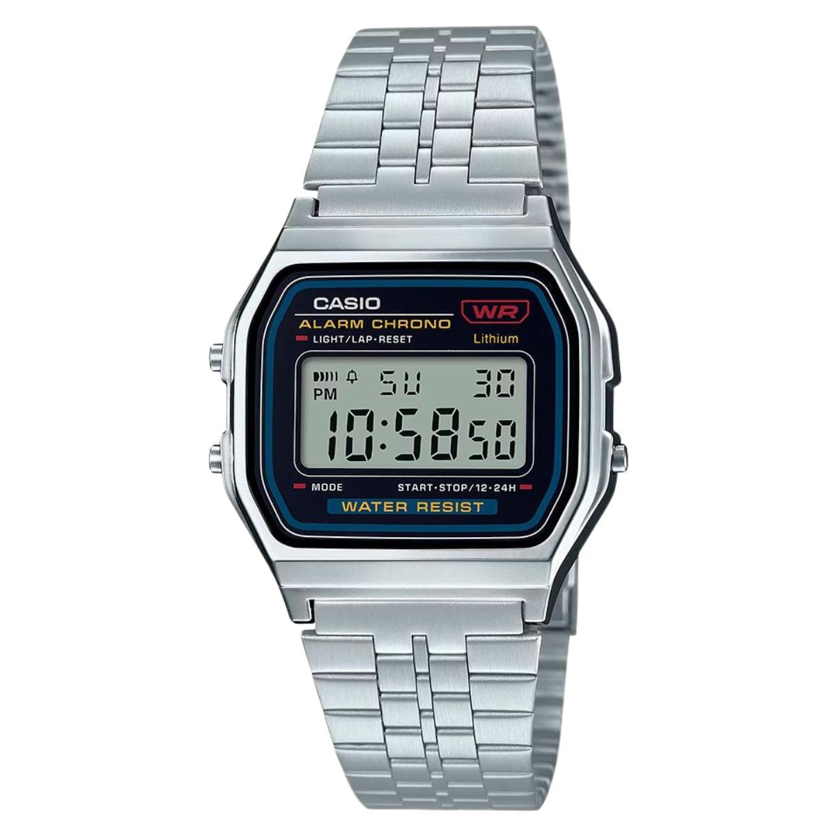 Импортные наручные часы Casio Серебристые A159WA-N1DF