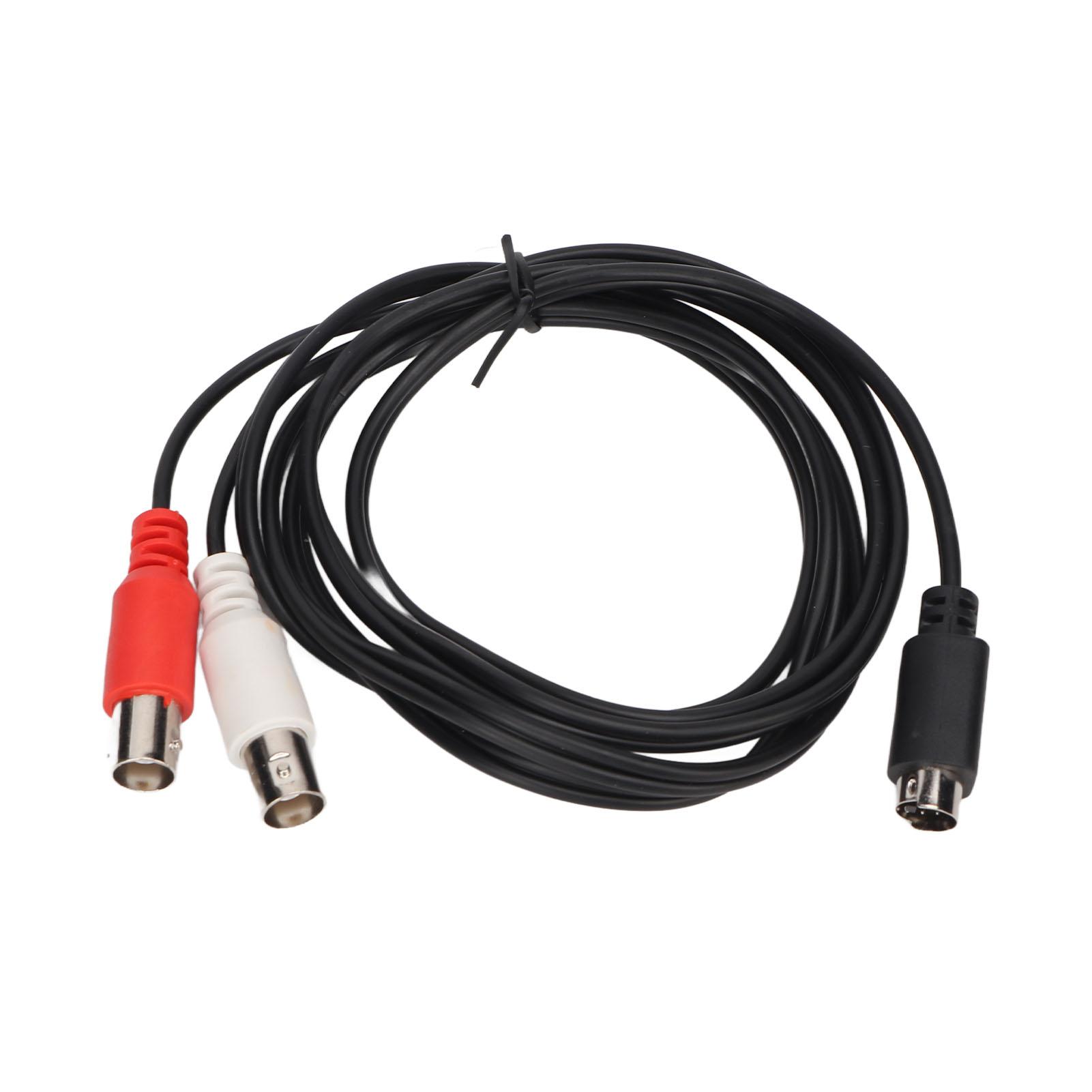 

Кабель MINI DIN 4 Pin до 2 BNC Гнучкий MINI DIN 4PIN Штекер до 2BNC Гніздо Y Розгалужувач Відеоадаптер