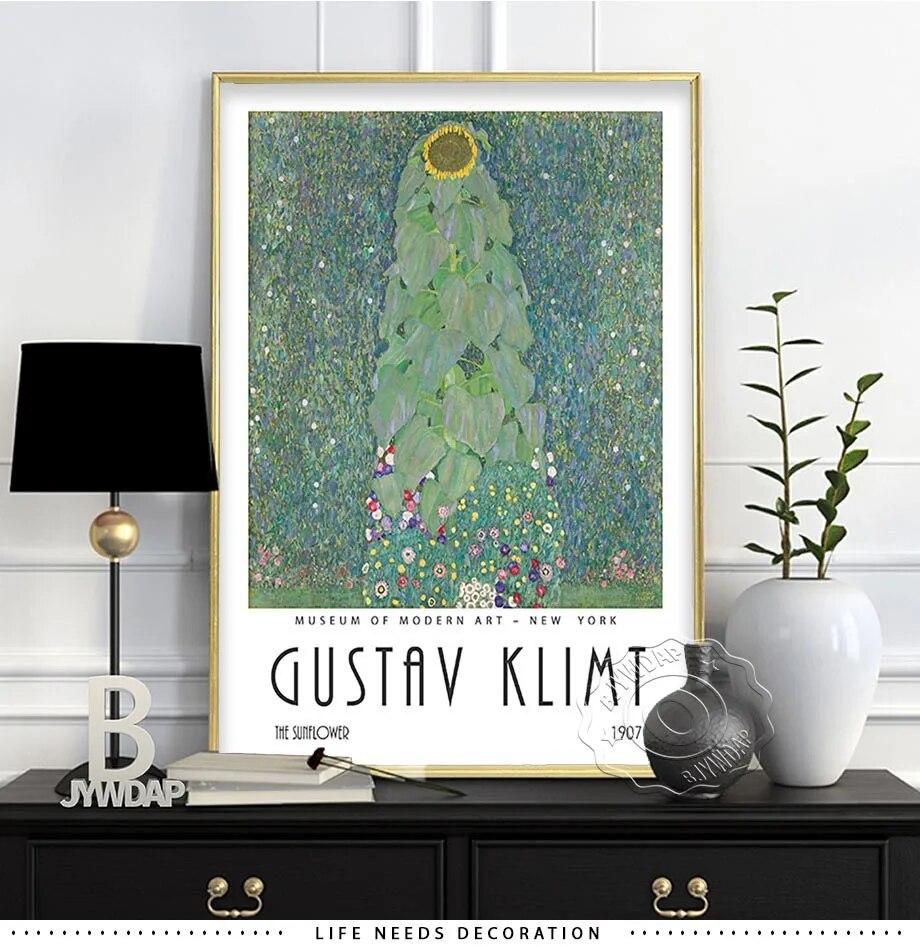 Gustav Klimt Print, Art Decor, The Kiss Gustava Klimta, Nowoczesna sztuka, Pomysł na prezent, Plakat ścienny, Plakat muzealny wystawy, Bez ramki