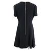 Louis Vuitton Domestically Published RW201A QRL Wool Silk Patch Skater Dress Dress 40 blackUsed