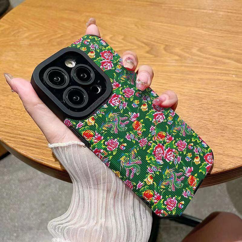 Tulip Flowers Phone Case For Iphone 14 Pro Max 13 Mini 11 12 Camera Protect Shockproof Silicone Cover For Iphone Xr Xs X 7 8plus
