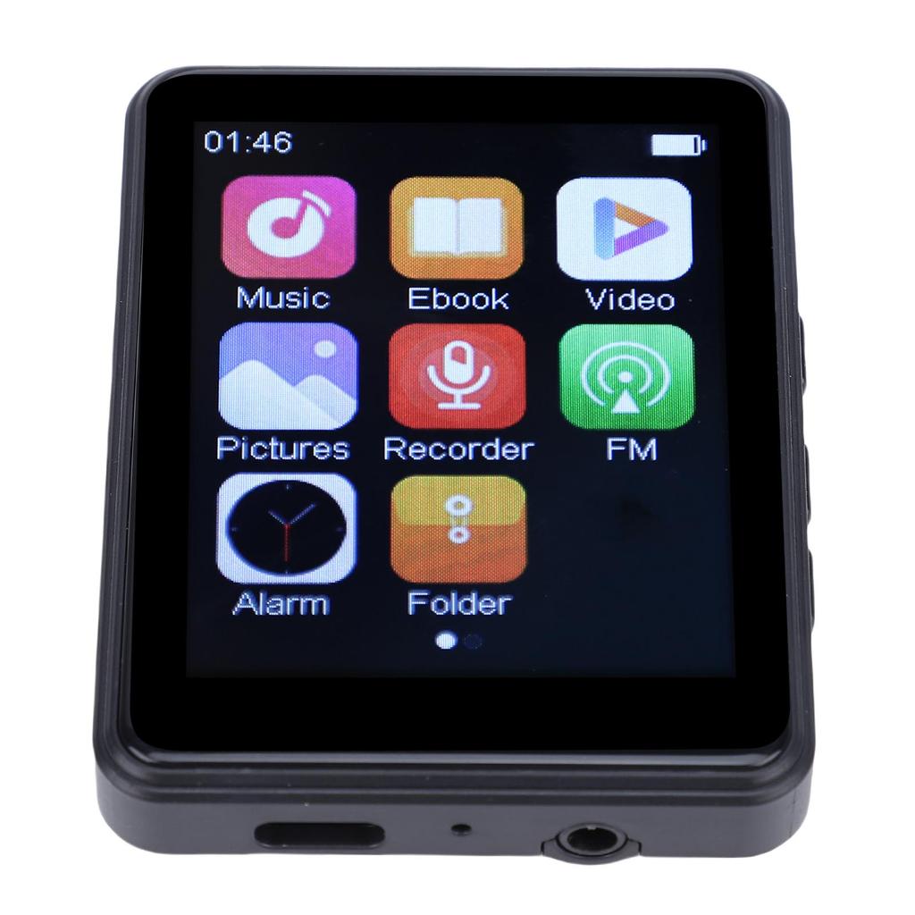 Bluetooth Media Player 2.4 Inch Full Touchscreen Built in Speaker Digital Music Player with FM Radio Electric Book Video