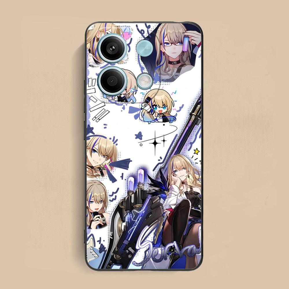 HSR Serval Matte TPU Mobile Phone Case for Xiaomi Redmi Note 14 13 12 11 S Pro Plus 4G 5G Colorful Printing Cover