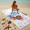Rainbow Friends Stylish Digital Printing Beach Towel Quick‑Drying Absorbent Blanket for Beach Pool Gym Travel