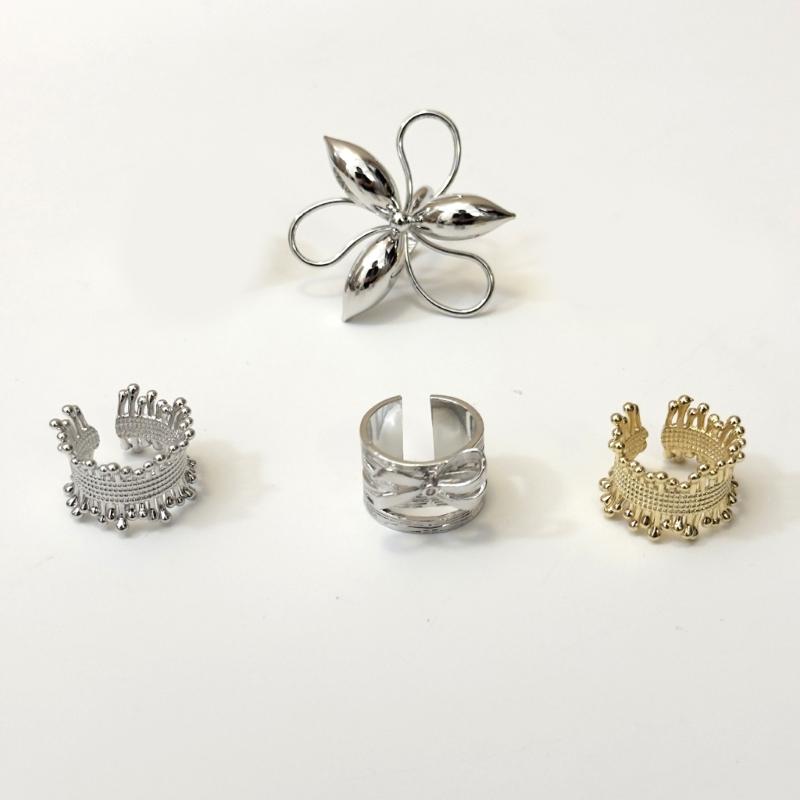 Elegant Metal Weave Rings Comfortable Metal Mesh Rings Stylish Rings Jewelry Charm for Everyday Elegances
