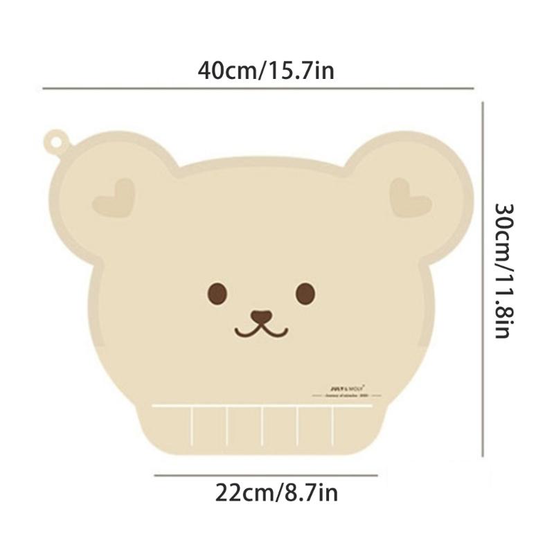 Food Grade Silicone Placemats Kids Placemats for Toddler Children Non-Slip Table Mats Baby Food Mats with Hanging Loop