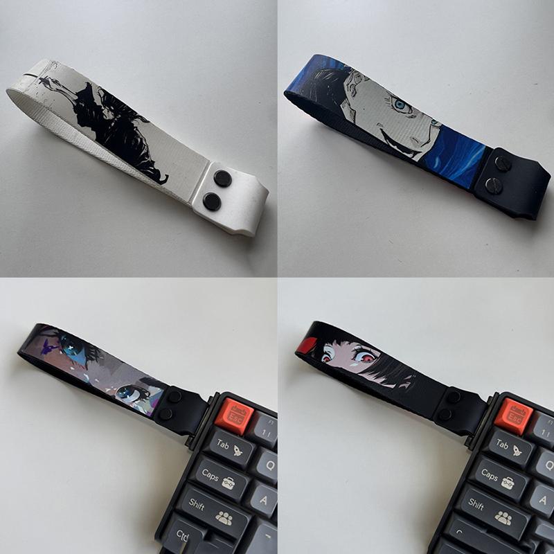 Cartoon Anime Keyboard Straps Keyboard Ribbon Customization Magnetic Axis Keyboard Strap Wooting Atk68 Drunkdeer Looting Decor