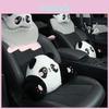 Car Protection Neck Headrest Pillow Cute Plush Panda Backrest In The Car Lumbar Support A Pair Of Car Mounted Pillows