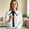 Poseable Plush Toy with Built-in Wire, 36cm for Display and Play