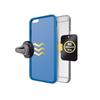 Support Pour Smartphone - KSIX - Support Magnétique - Fixation Grille d'Aération - 3 Éléments - Métal ABS