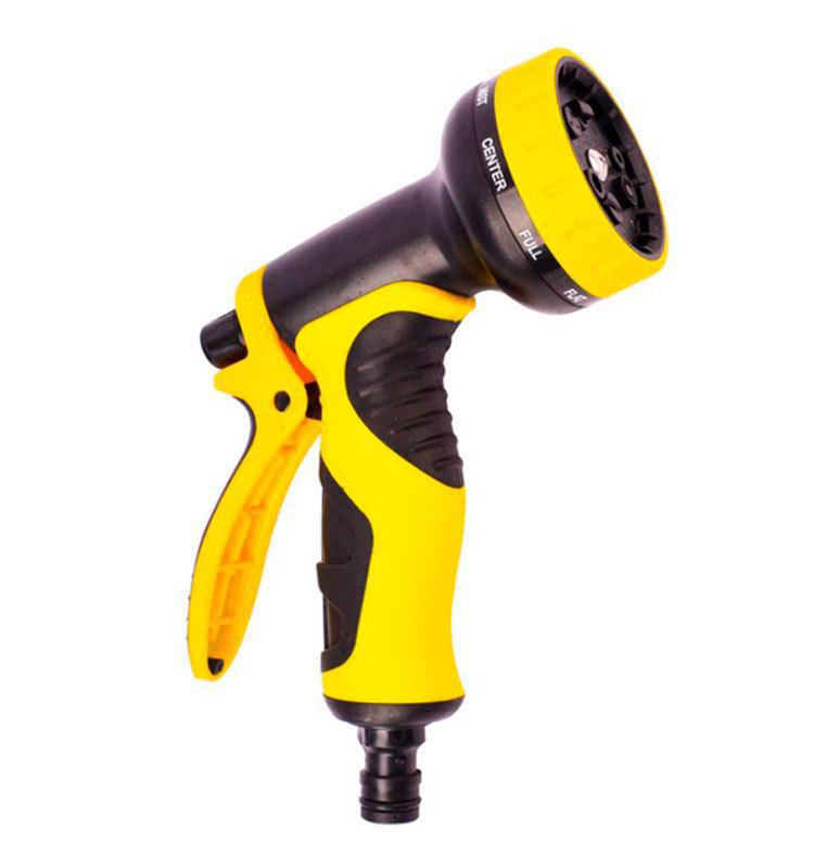 

Многофункциональный водяной пистолет для мойки автомобилей и распылитель тумана Nine-function water gun, 16CMX18CM жёлтый/чёрный