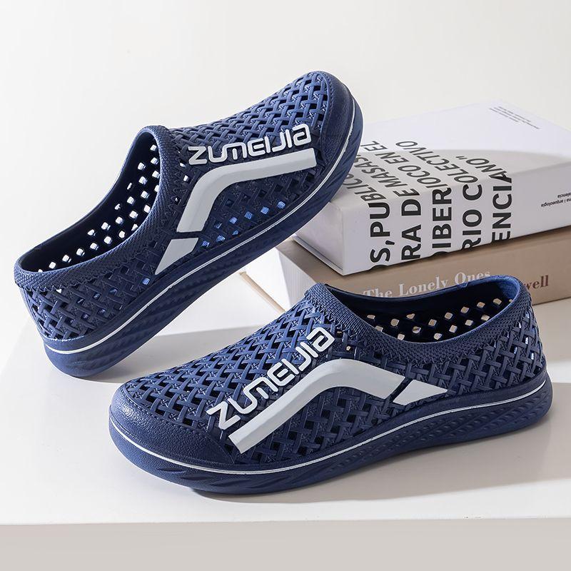 

Новые летние мужские пляжные сандалии нескользящие дышащие водонепроницаемые спортивные кроссовки для поваров 40-44