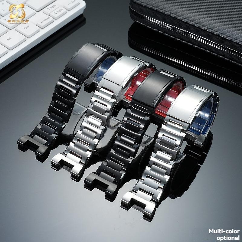 Solid stainless steel For Casio G-SHOCK series MRG-B2000/MRG-G2000 modified steel strip stainless steel watch chain for men