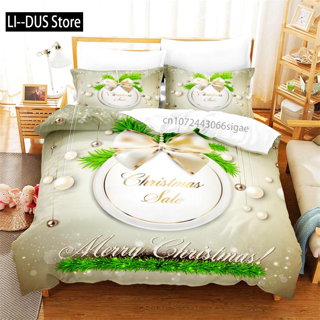 Christmas Decorations Bedding Set Duvet Cover Set 3d Bedding Digital Printing Queen Size Bedding Set Fashion Design