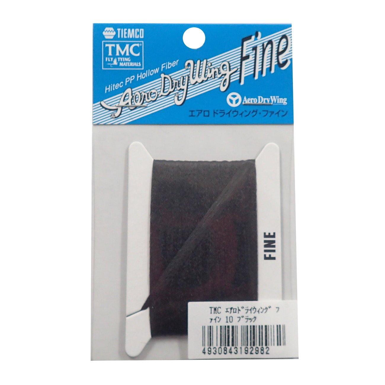 TIEMCO Материалы для вязания мушек TMC Aero Dry Wing Fine Черный #10 #10 чёрный