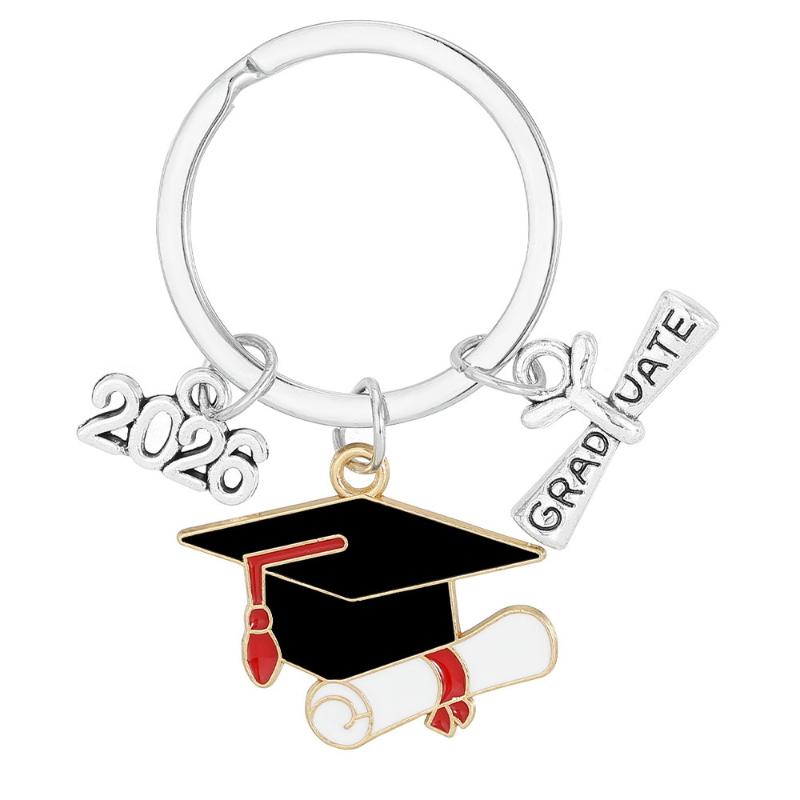 36pcs/12sets 2026 Graduation Keychain Set With Tags & Bags, For HS, College, Nurse Grads, Friends, Backpack Charm