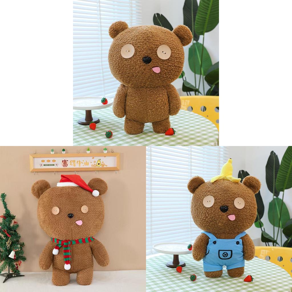 Kuscheliger Tim Bär Plüschtier für Kinder Weiches Cartoon-Tier Geschenk