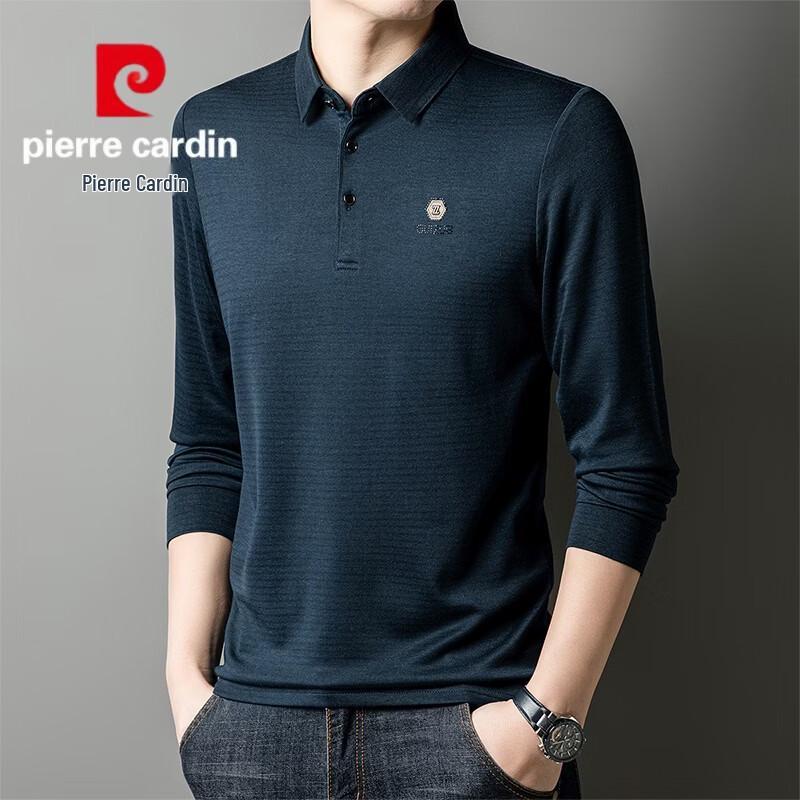 Pierre Cardin Men s Long-Sleeve Business Casual Polo Shirt XL