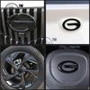 For  Trumpchi GAC GS3 Emzoom 2024 2025 3D ABS Sticker Car Front Emblem Badge Decals Black Badge Logo Emblem Cover Car-Styling